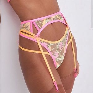 For love and lemons tulip thong and garter